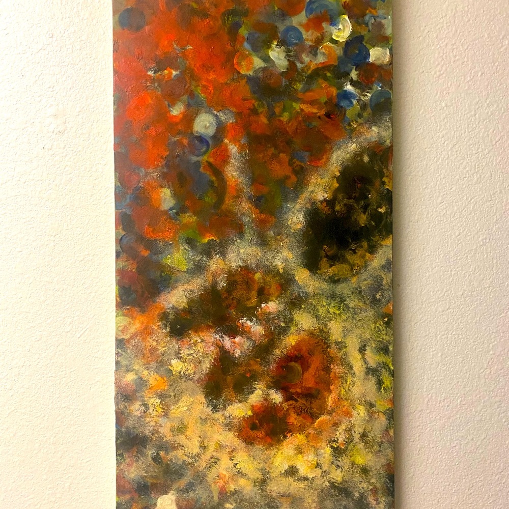 Original acrylic and oil painting on canvas. Signed by artist. Ready to hang.
